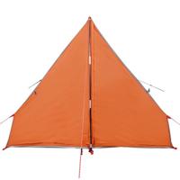 Tent A-frame 2-persoons waterdicht grijs en oranje - thumbnail