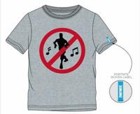 Fortnite - No Dancing Sign Grey Kids T-Shirt - thumbnail