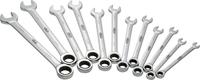 Vigor V1031 Steek-ringratelsleutelset 12-delig Sleutelbreedte (metrisch) 8 - 19 mm - thumbnail