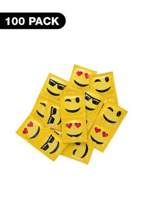 Emoji Condoms - 100 pack