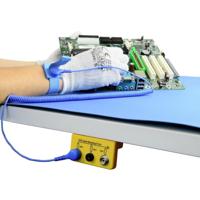 Antistat 066-0055 ESD-armband Blauw - thumbnail