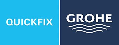 Grohe QuickFix Start verhoogde keukenmengkraan rond chroom