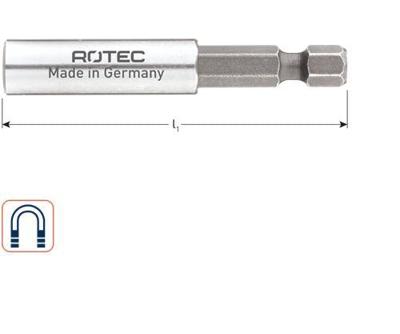 Rotec Bithouder magneet e6.3x60mm