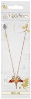 Harry Potter Necklace Fawkes (Gold plated) - thumbnail