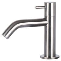 Differnz Differnz koudwaterkraan gebogen - mat chroom - thumbnail