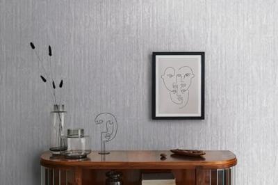 Livingwalls Smart Surfaces - Grijs - Structuur - 395612