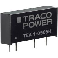 TracoPower TEA 1-0505HI DC/DC-converter, print 200 mA 1 W Aantal uitgangen: 1 x Inhoud 1 stuk(s) - thumbnail