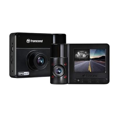 Transcend DrivePro 550B Dashcam met GPS Kijkhoek horizontaal (max.): 150 ° 12 V, 24 V WiFi, Accu, Cabinecamera