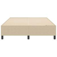 Boxspring bed Grijs groen 160 x 200 cm Katoenen stof - thumbnail