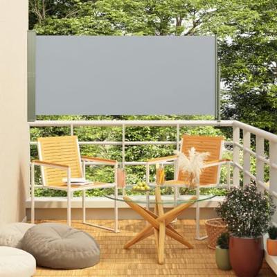 VidaXL Tuinscherm uittrekbaar 160x300 cm grijs VidaXL Tuinscherm uittrekbaar 160x300 cm grijs