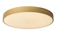 Lucide UNAR - Plafonnière - Ø 49,5 cm - LED 3 StepDim - 1x36W 2700K - Mat Goud / Messing - thumbnail