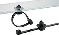 HellermannTyton 150-31097 T30LFT6LG-PA66HS/PA66HIRHS-BK Kabelbinder 200 mm 3.50 mm Zwart Met spreidanker 500 stuk(s) - thumbnail