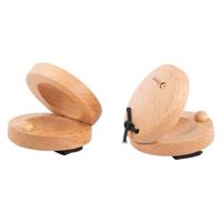 Classic World houten castagnetten, 2st. - thumbnail