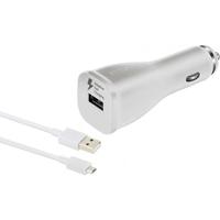 EP-LN915UWEGWW Samsung Adaptive Fast Charging Car Charger Micro-USB White Bulk - thumbnail