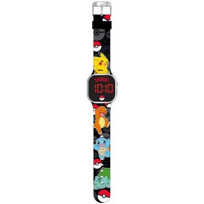 Pokémon LED Horloge Zwart
