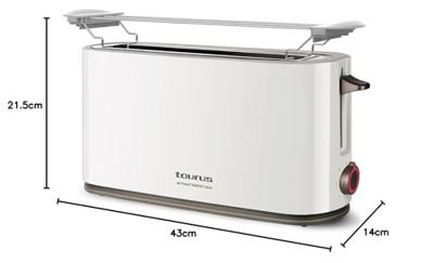 Broodrooster Taurus 1R LARGO PANECI TAURUS 1000 W