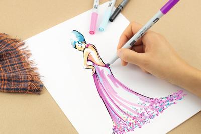 Tombow • abt pro marker set op alcohol basis warme grijze kleuren 5pcs