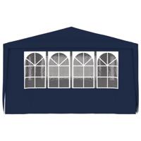 Partytent met zijwanden professioneel 90 g/m 4x6 m blauw - thumbnail