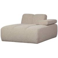 Woood Mojo chaise longue bank arm rechts bouclé Beige Melange - thumbnail