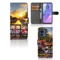 Motorola Edge 40 | Flip Cover | Amsterdamse Grachten - thumbnail