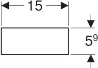 Geberit Smyle Lade-Inzet 32,3x15x5,9 cm Lava - thumbnail