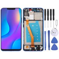 LCD-scherm en digitizer volledige montage met frame voor Huawei Nova 3i (blauw) - thumbnail