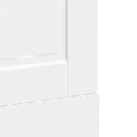 Vaatwaspaneel Porto 60x1,5x67 cm bewerkt hout hoogglans wit - thumbnail