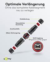 NET STP Koppelstuk IP68 - CAT6 - voor buitengebruik - waterdicht - voor internetkabels - ethernet kabel - CAT kabel - thumbnail