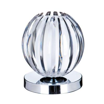 Searchlight TafellampClaw 14cm chroom met helder glas - EU1811CL