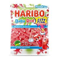 Haribo balla red fizz zakje (28x70gr) - thumbnail