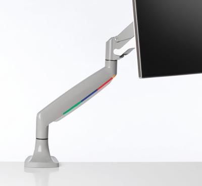 Kensington K55470EU Monitor-tafelbeugel Aantal monteerbare displays: 1 Display(s) 81,3 cm (32) Grijs Draaibaar, Zwenkbaar, Kantelbaar