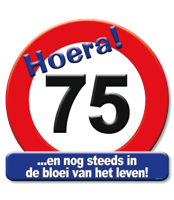 Huldeschild 75 jaar - thumbnail