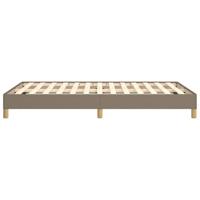 Bedframe zonder matras 120x190 cm stof taupe - thumbnail
