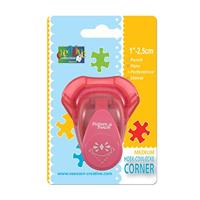 Vaessen Creative • hoekpons ruit met sierrand 1,8x2,3cm - thumbnail