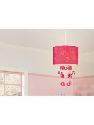Home sweet home lampenkap Letters kinderkamer Ø 30 cm - fuchsia