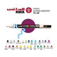 Uni-Posca Posca marker, afm pc-3m, lijndikte 0,9-1,3 mm, fijn, rood, 1 stuk - thumbnail