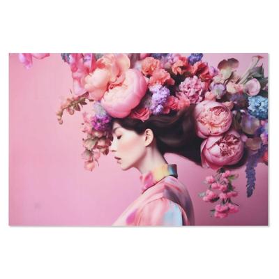 Schilderij Home ESPRIT Roze Bedrukt 150 x 0,4 x 100 cm