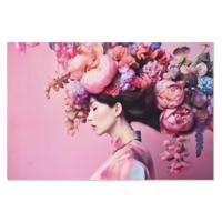 Schilderij Home ESPRIT Roze Bedrukt 150 x 0,4 x 100 cm - thumbnail