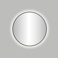 Badkamerspiegel Best Design Venetie LED Verlichting 80x80 cm Rond Gunmetal - thumbnail