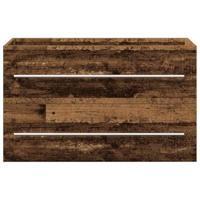 Badkamerkast Oud hout 80 x 38.5 x 48 cm Bewerkt hout - thumbnail