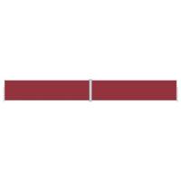 VidaXL Windscherm uittrekbaar 160x1200 cm rood - thumbnail