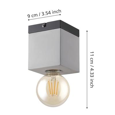 Eglo Betonlook plafondlampjePrestwick 3 - 43595