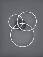 Trio PlafonnièreWinona 3-rings zwart - 670810632 - thumbnail