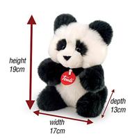 Trudi fluffy panda: 17x19x13 cm (s-29005) - thumbnail