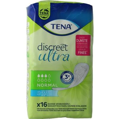 Discreet ultra pads normal 16 Stuks