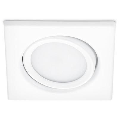 LED Inbouwspot 5W 3000K Vierkant Mat Wit Aluminium