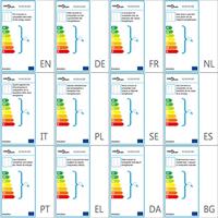 VidaXL Cilindervormige rvs led tuinlamp - thumbnail