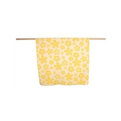 David Fussenegger David Fussenegger SILVRETTA Plaid "Blumen" 140x200 gelb