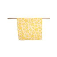 David Fussenegger David Fussenegger SILVRETTA Plaid "Blumen" 140x200 gelb - thumbnail