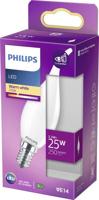 Philips LED 76293300 LED-lamp Energielabel E (A - G) E14 Kaars 2.2 W = 25 W Warmwit (Ø x h) 3.5 cm x 12.3 cm 1 stuk(s) - thumbnail